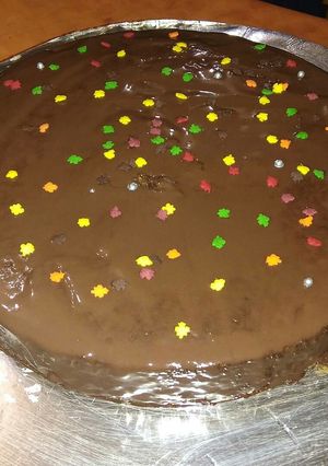 Una foto de Torta Matilda cubierta de dulce de leche
