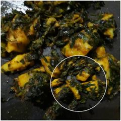A picture of Aloo methi ki sabzi.
