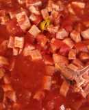 Chuletas ahumadas entomatadas