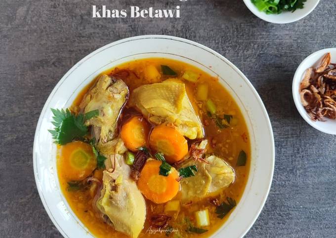 Resep Sop Ayam Kuning Khas Betawi Oleh Azizahprantoro Cookpad