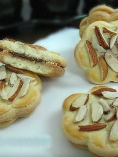 صورة لوصفة طريقة عمل كوكيز باللوز