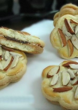 صورة لوصفة طريقة عمل كوكيز باللوز
