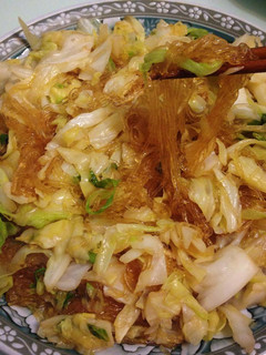 高麗菜炒冬粉 的食譜成品照片