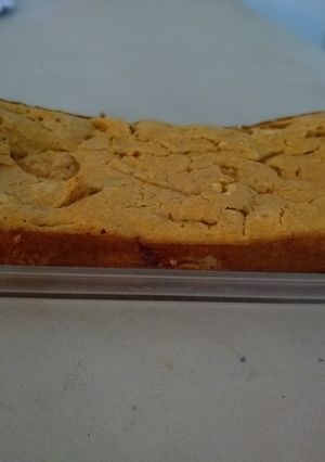 Una foto de Budín de peras