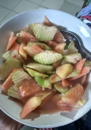 Foto resep Rujak kuah pindang (khas Bali) no amis