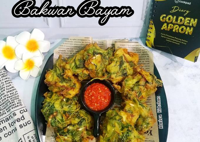 Ini dia! Bagaimana cara memasak Bakwan Bayam👩‍🍳 yang sempurna