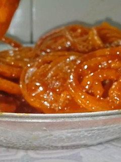 A picture of Jalebi recipe Homemade Jalebi, Crispy and Easy Jalebi, گھر کی بنی مزیدار جلیبی#Nazliwithkitchen#.