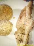 Croquetas de arroz, pescado y choclo