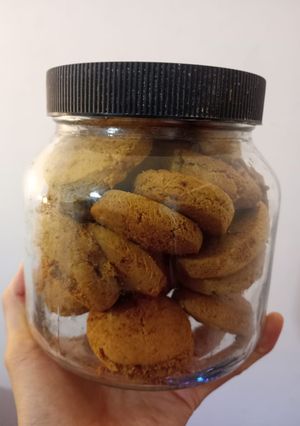 Una foto de Galletas con harina de maní fáciles y crocantes