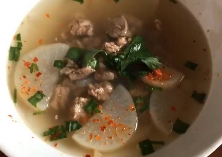 Resep Soto daging sapi bening praktis 👍🏻 Anti Gagal