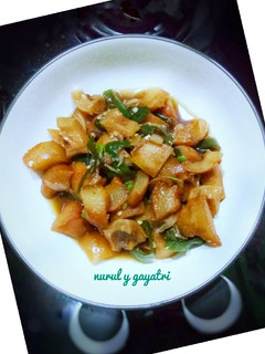 Foto resep Tumis kikil 🐄 sapi Cabe ijo