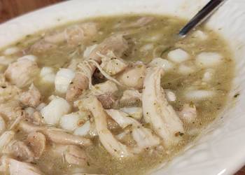 Easiest Way to Cook Delicious Chicken Pozole Verde 