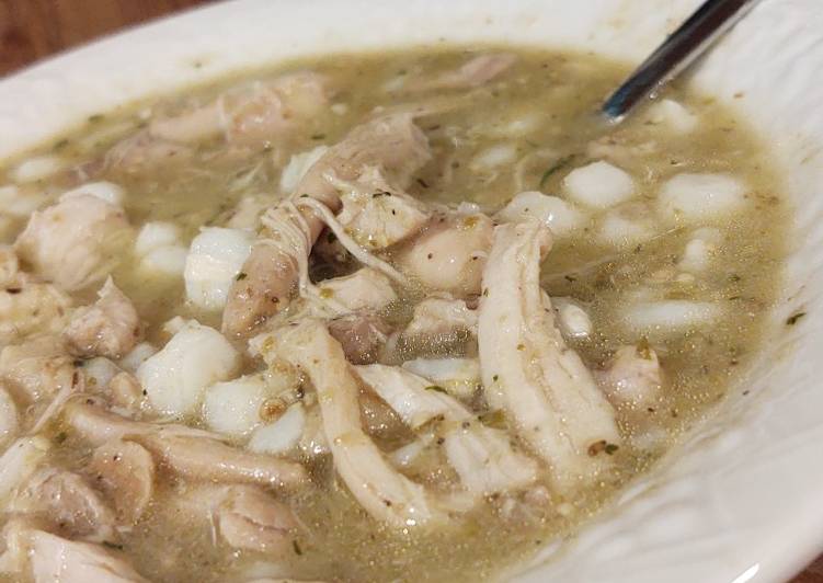 Chicken Pozole Verde 💚 Chicken Pozole Verde 💚