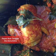 รูปของ Pepes Ikan Tenggiri (menu diet dr. Joko Siswoyo)