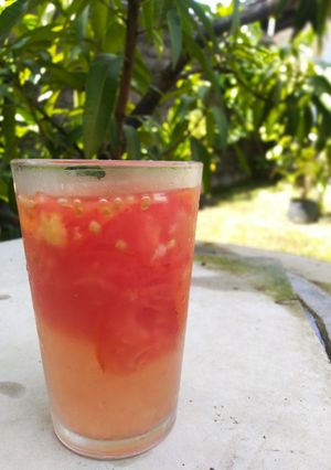 Foto resep Es Tomat