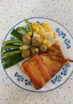 عکسی از دستور ماهی داخل فر