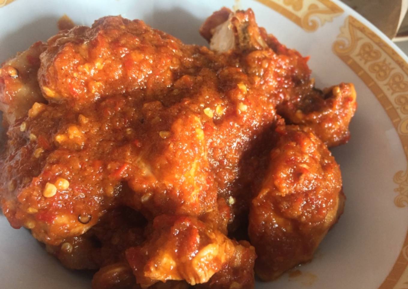 Ayam madu rica-rica π
