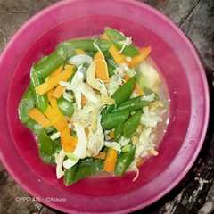 รูปของ Tumis Buncis,Wortel dain suwir Ayam (Kids Friendly)