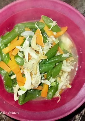Foto resep Tumis Buncis,Wortel dain suwir Ayam (Kids Friendly)