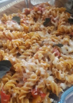 A picture of Pasta arabiatta.
