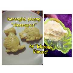 A picture of Barongko Pisang "Dinosaurus" ala Mommy Danend.
