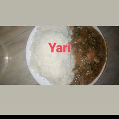 A picture of Burabusko da myar taushe abincin mutanen Borno.
