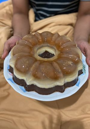 Foto resep Puding Regal 3 Lapis Vla Vanilla
