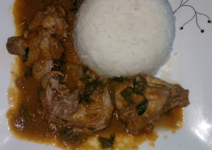 Stewed chicken