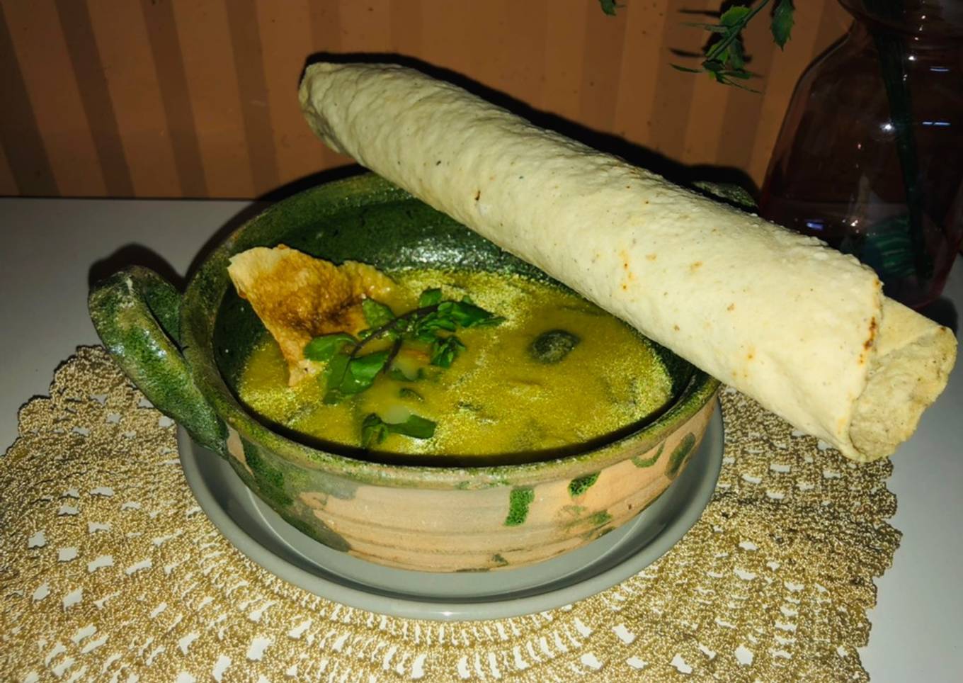 Pipián con berros (cobf mbiz yegg laabér)