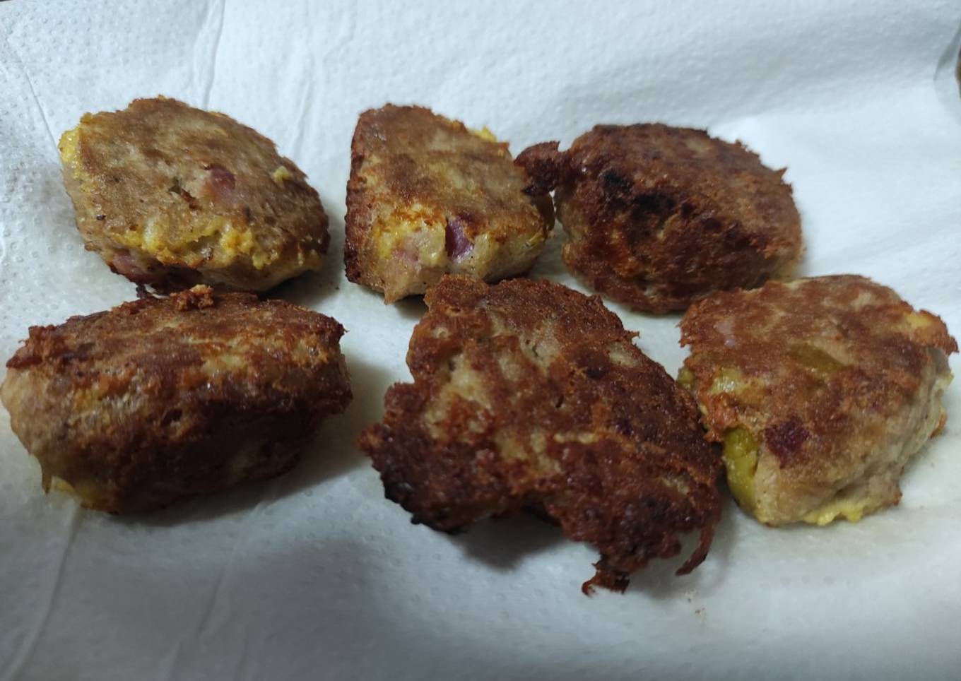 Fritos de atún de lata