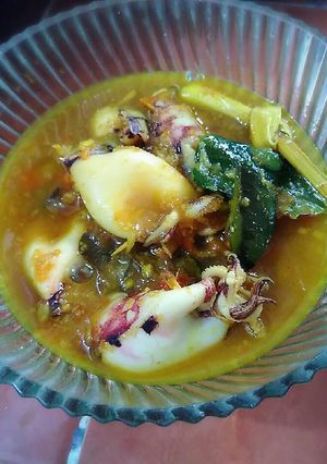 Foto resep Cumi Kuning👌