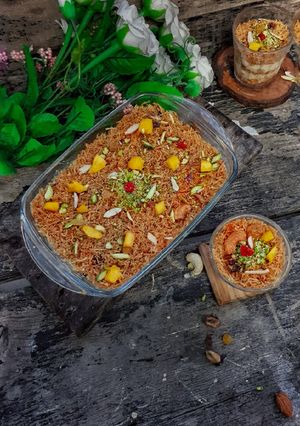 কাস্টার্ড সেমাই রেসিপি রেসিপির প্রধান ছবি