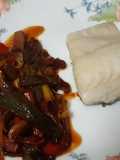 Bacalao con verduras en salsa de soja