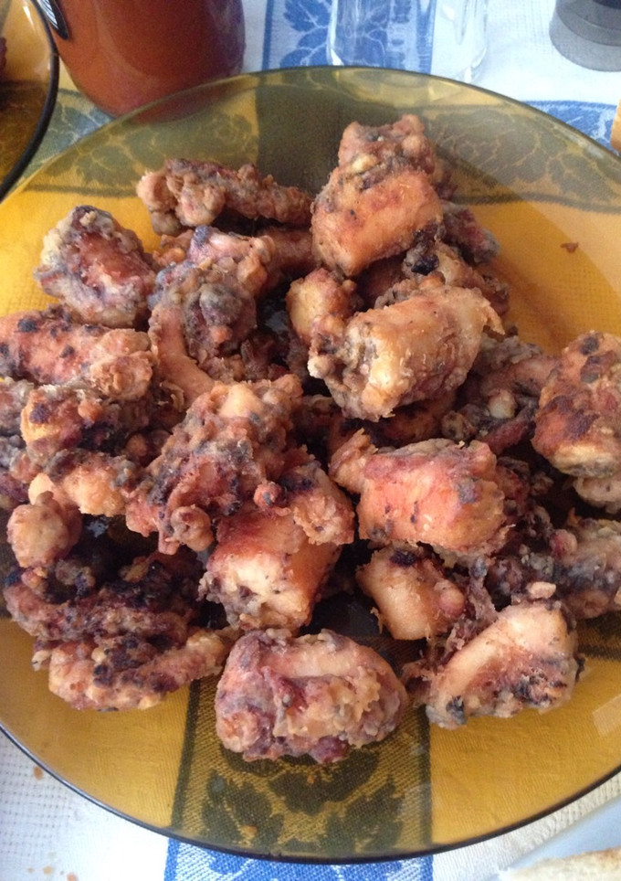Una foto de Pulpo frito