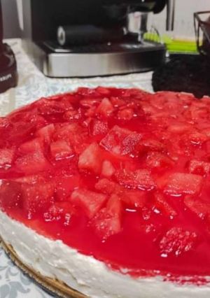 Φωτογραφία της συνταγής Cheesecake καρπούζι
