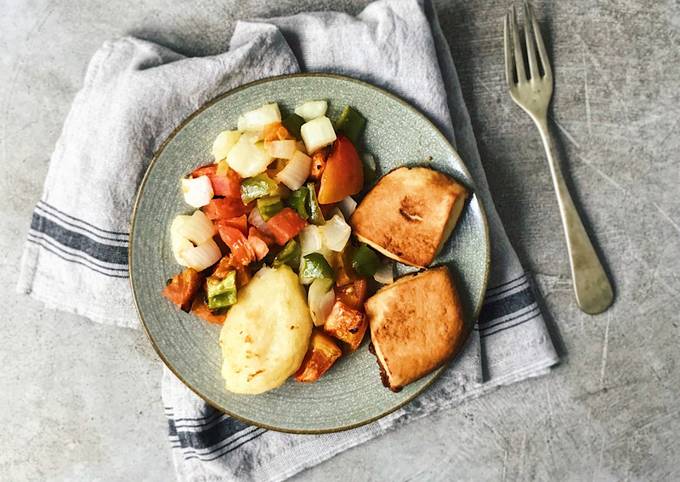 Cómo hacer tofu con verduras. Receta vegana Receta de
