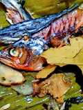 Pepes Tenggiri Asin Balut Daun Pepaya Jepang
