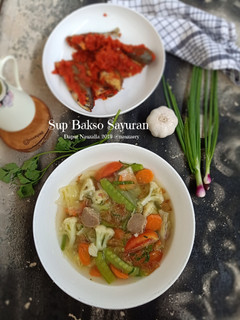 Foto resep Sup Bakso Sayuran