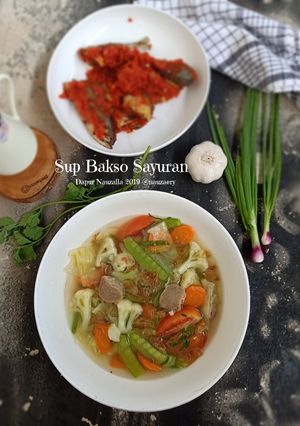 Foto resep Sup Bakso Sayuran