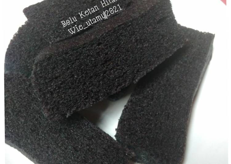 Resep Bolu Ketan Hitam Kukus pakai Resep dikemasannya,, :D, Enak