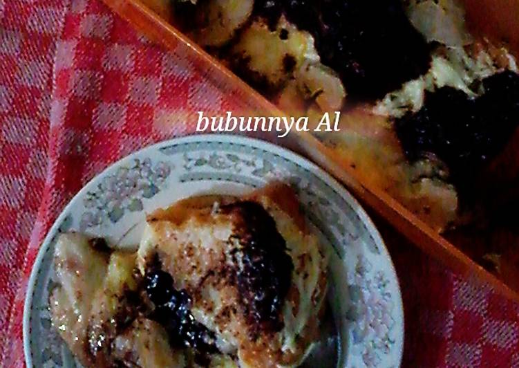 Anti Ribet, Bikin Puding roti sobek kukus coklat keju Rumahan