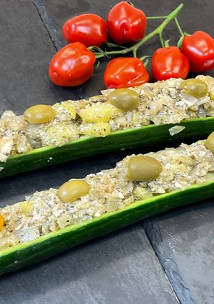 A picture of Recipe for Stuffed Cucumbers.