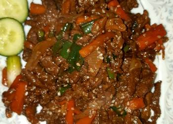 Resep Terbaru Beef Teriyaki ala simple banget Ala Restoran