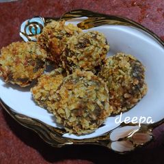 A picture of Crispy spinach cutlets.