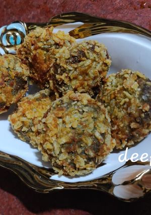 A picture of Crispy spinach cutlets.