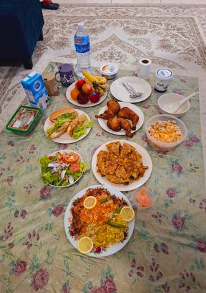 A picture of Iftar.