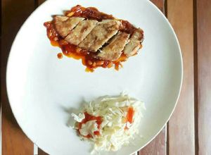 Foto resep Chicken steak delmonte sauce