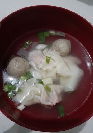 Foto resep Pangsit Rebus Darurat