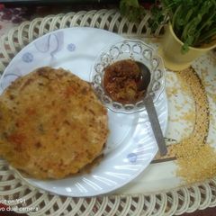 A picture of Stuffed Moong Dal Paratha.