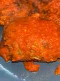 Filetes rusos en salsa de tomate